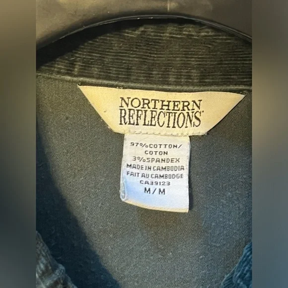 Vintage Northern Reflections Green Corduroy Jacket - Picture 3 of 6